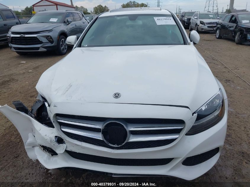 2018 Mercedes-Benz C 300 4Matic VIN: 55SWF4KBXJU260017 Lot: 40379931