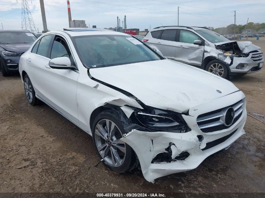 55SWF4KBXJU260017 2018 MERCEDES-BENZ C CLASS - Image 1