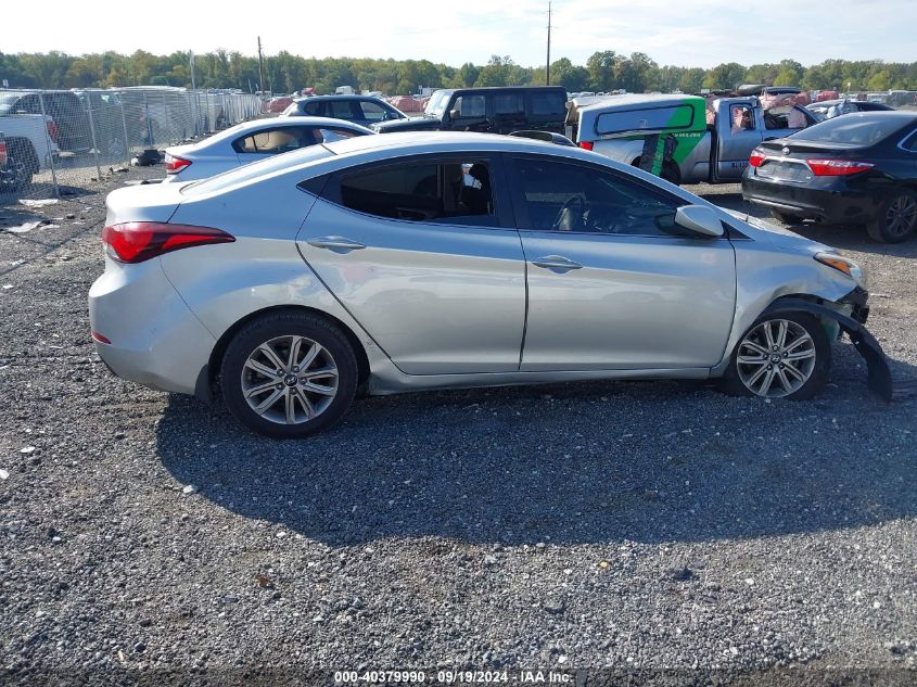 2015 Hyundai Elantra Se VIN: 5NPDH4AE8FH616553 Lot: 40379990