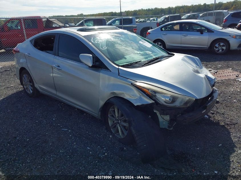 5NPDH4AE8FH616553 2015 HYUNDAI ELANTRA - Image 1