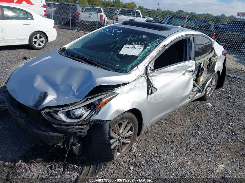 5NPDH4AE8FH616553 2015 HYUNDAI ELANTRA - Image 2