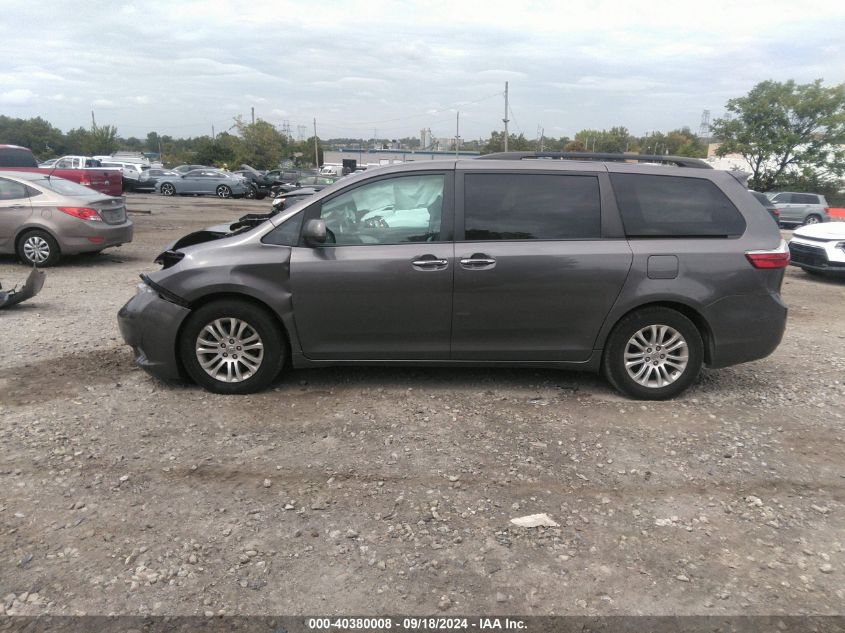 2017 Toyota Sienna Xle 8 Passenger VIN: 5TDYZ3DC8HS781762 Lot: 40380008