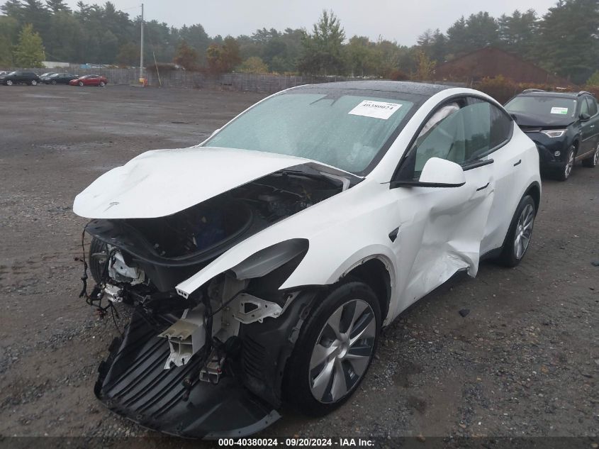 2020 TESLA MODEL Y LONG RANGE DUAL MOTOR ALL-WHEEL DRIVE - 5YJYGDEE3LF032716