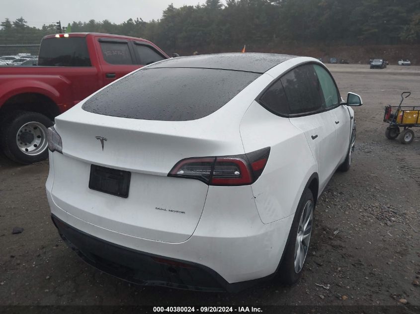 2020 TESLA MODEL Y LONG RANGE DUAL MOTOR ALL-WHEEL DRIVE - 5YJYGDEE3LF032716