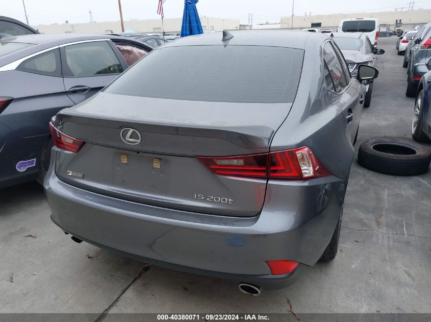 2016 Lexus Is 200T VIN: JTHBA1D24G5026071 Lot: 40380071