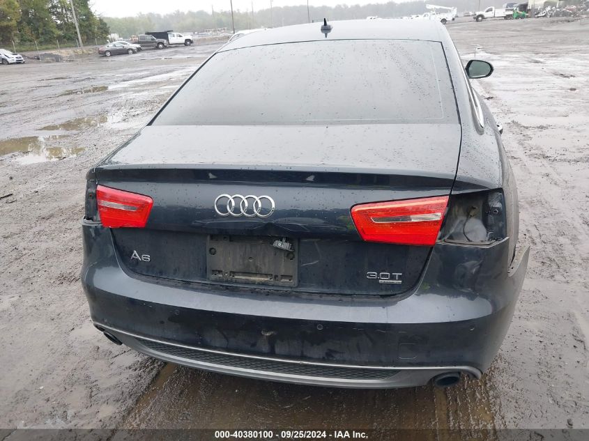 2012 Audi A6 3.0 Premium VIN: WAUHGAFC4CN134617 Lot: 40380100