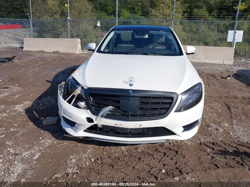 2015 Mercedes-Benz S 550 4Matic VIN: WDDUG8FB2FA126325 Lot: 40380104