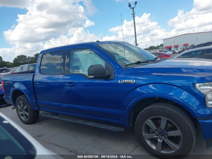 2017 Ford F-150 Xlt VIN: 1FTEW1CF2HFA25596 Lot: 40380106