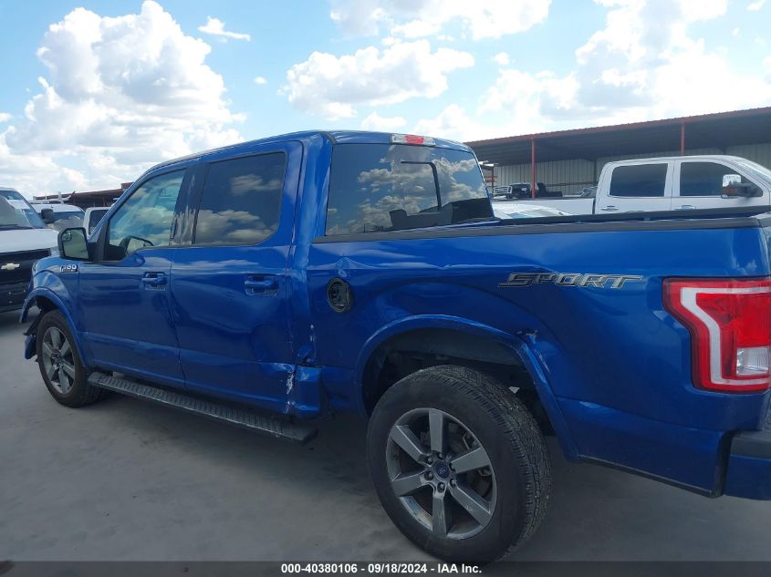 2017 Ford F-150 Xlt VIN: 1FTEW1CF2HFA25596 Lot: 40380106