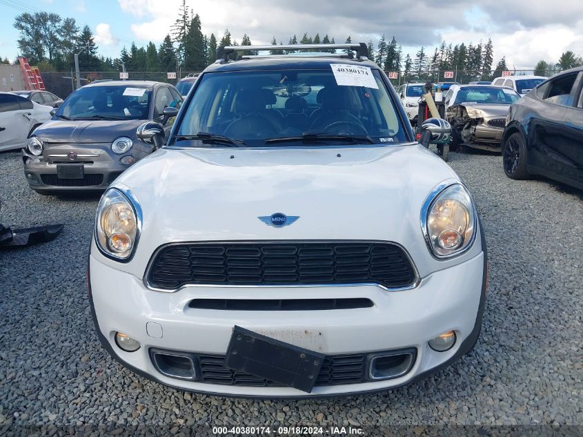 2012 Mini Cooper S Countryman VIN: WMWZC5C52CWL62252 Lot: 40380174