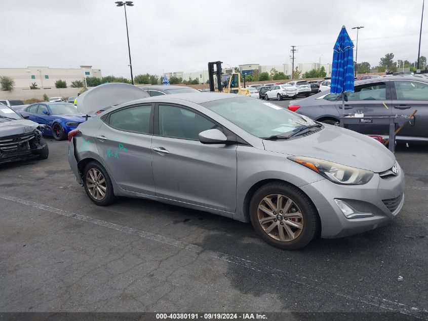 2014 Hyundai Elantra Se VIN: KMHDH4AE2EU086774 Lot: 40380191