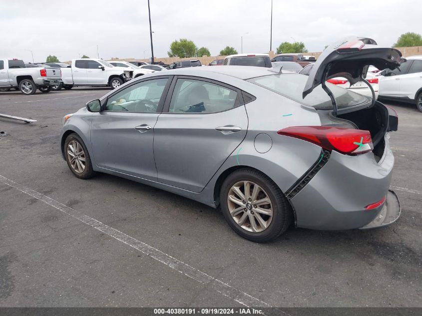 2014 Hyundai Elantra Se VIN: KMHDH4AE2EU086774 Lot: 40380191