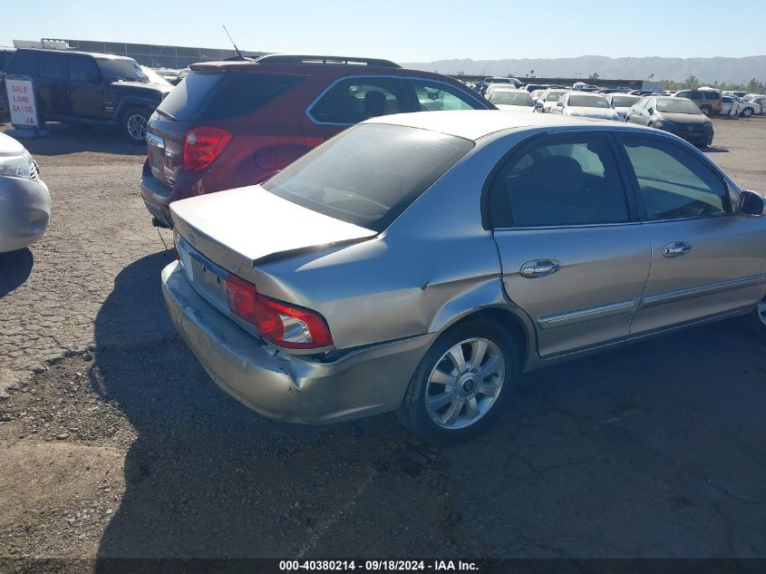 KNAGD128845306932 2004 Kia Optima Ex V6/Lx V6