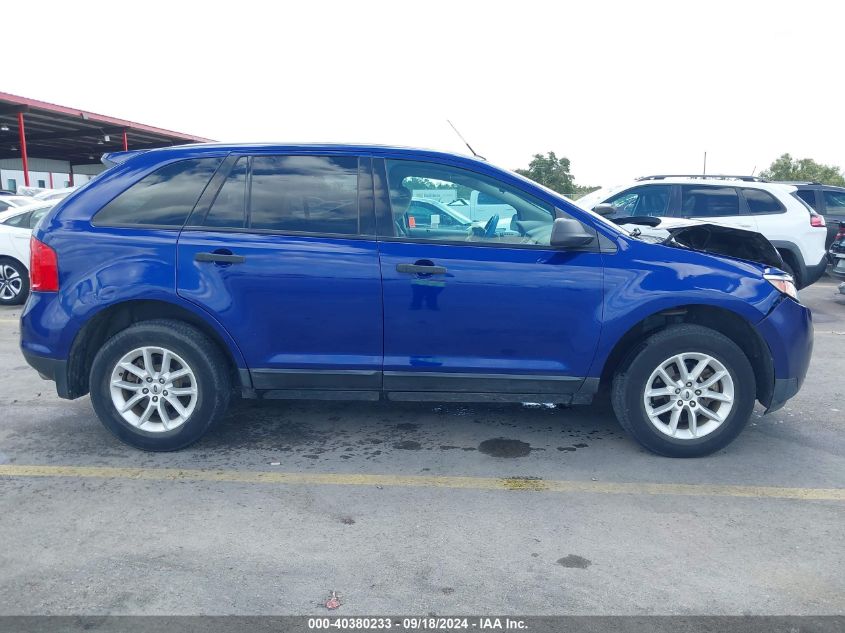 2014 Ford Edge Se VIN: 2FMDK3GCXEBA45851 Lot: 40380233