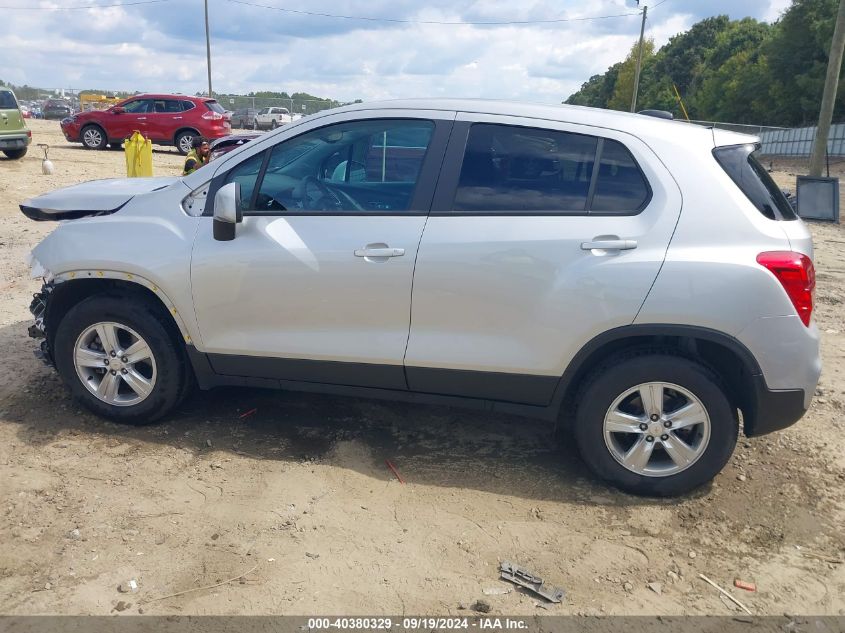 2022 Chevrolet Trax Awd Ls VIN: KL7CJNSM4NB543352 Lot: 40380329