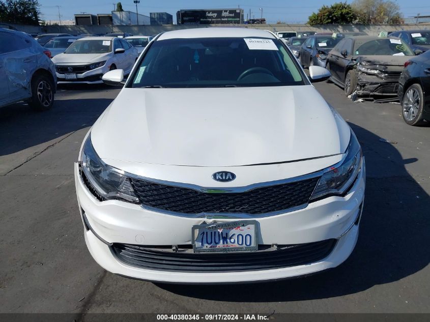 2016 Kia Optima Lx VIN: KNAGT4L34G5091996 Lot: 40380345