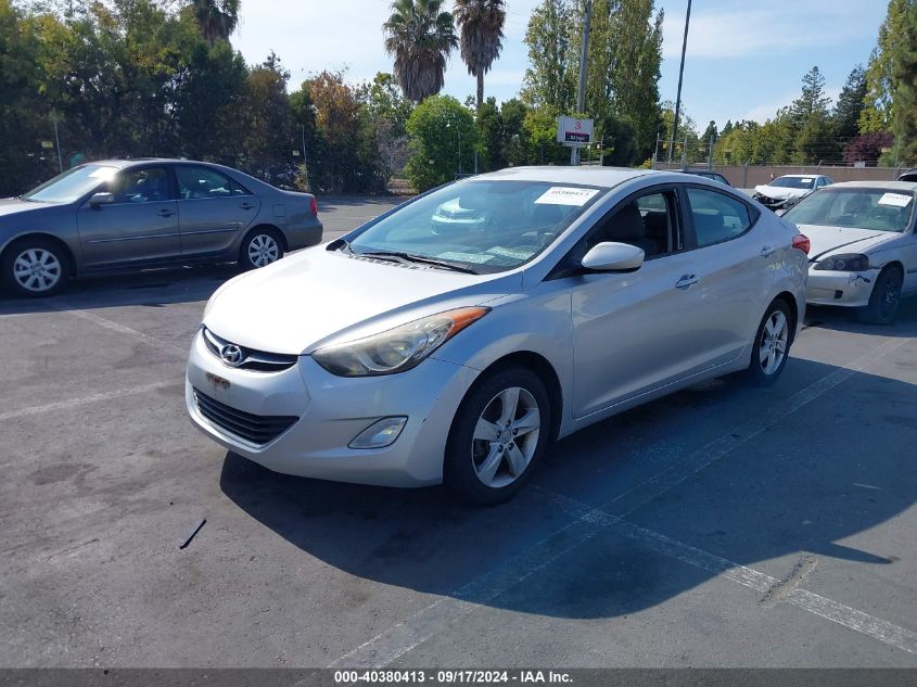 2013 Hyundai Elantra Gls VIN: KMHDH4AE6DU545268 Lot: 40380413