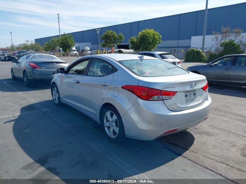 2013 Hyundai Elantra Gls VIN: KMHDH4AE6DU545268 Lot: 40380413