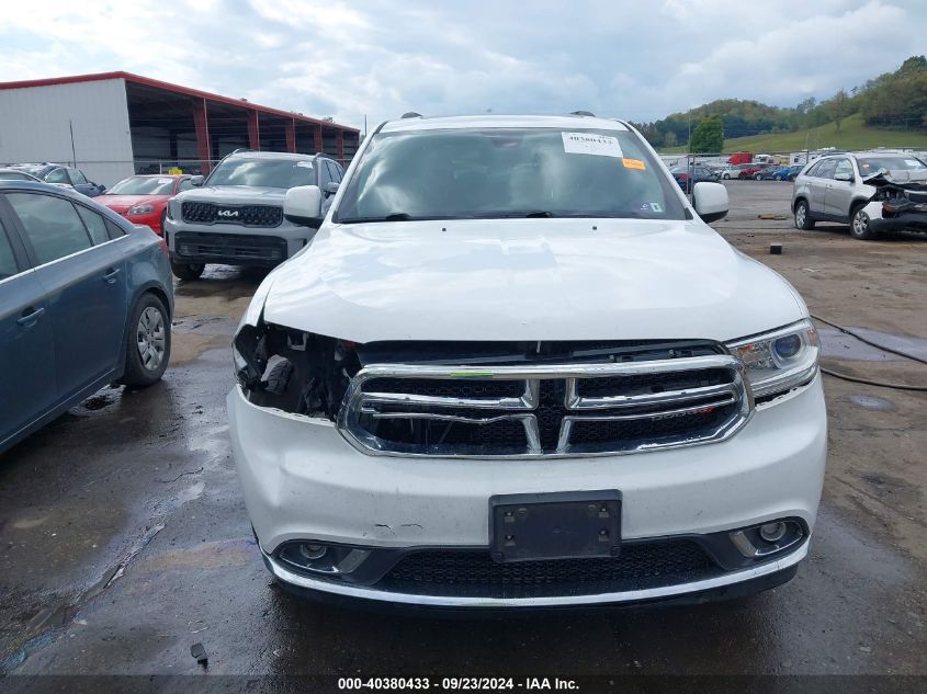 2016 Dodge Durango Sxt VIN: 1C4RDJAG1GC486582 Lot: 40380433