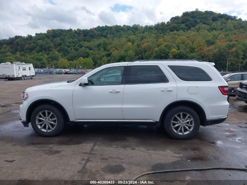 2016 Dodge Durango Sxt VIN: 1C4RDJAG1GC486582 Lot: 40380433