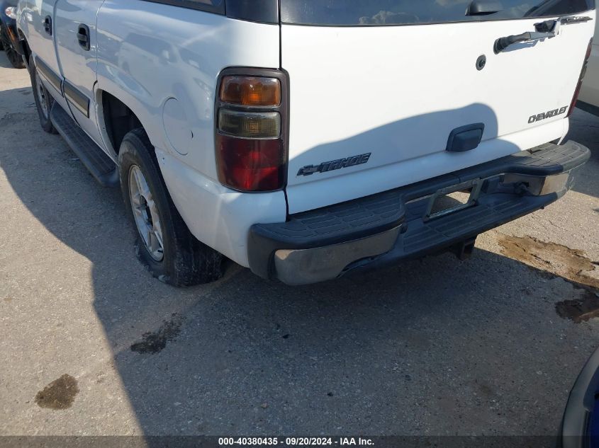 2003 Chevrolet Tahoe Lt VIN: 1GNEC13Z13R196793 Lot: 40380435