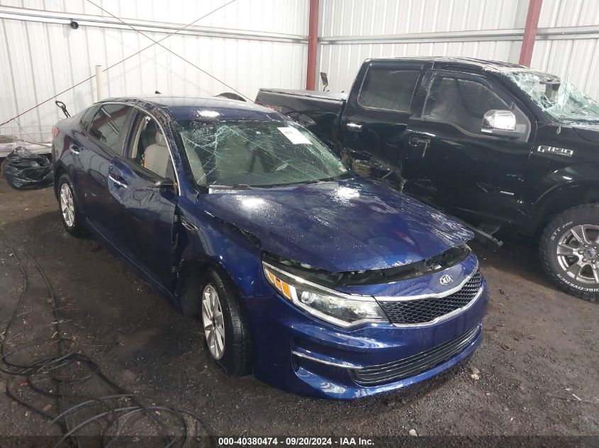 2016 Kia Optima Lx VIN: 5XXGT4L30GG094330 Lot: 40380474