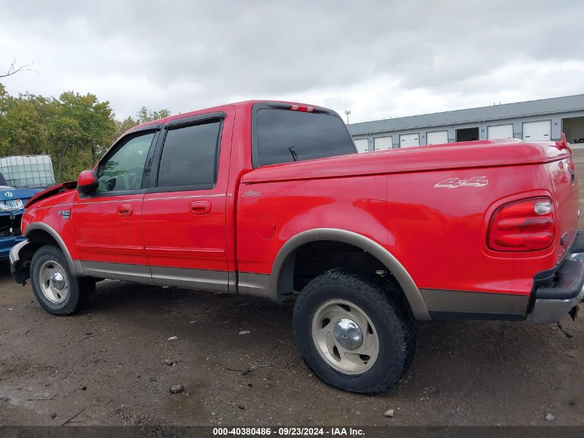 2001 Ford F150 Supercrew VIN: 1FTRW08L61KA31781 Lot: 40380486