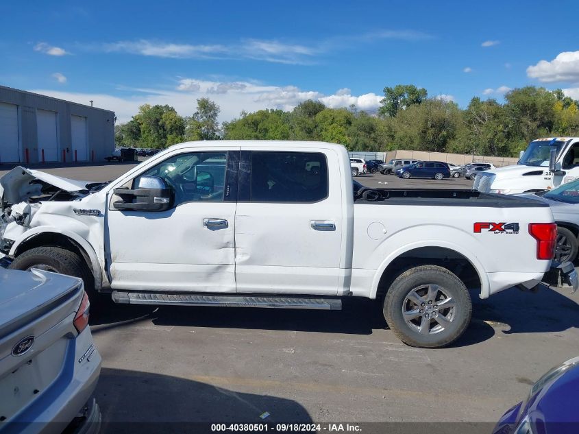 2018 Ford F-150 Lariat VIN: 1FTEW1EG8JFC17049 Lot: 40380501