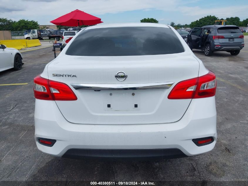 2019 Nissan Sentra S VIN: 3N1AB7AP7KY260443 Lot: 40380511