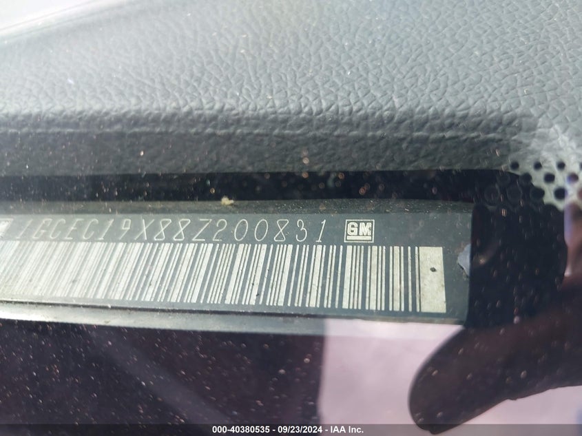 1GCEC19X88Z200831 2008 Chevrolet Silverado 1500 Work Truck