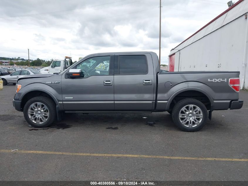 2012 Ford F-150 Platinum VIN: 1FTFW1ET2CFB95876 Lot: 40380556