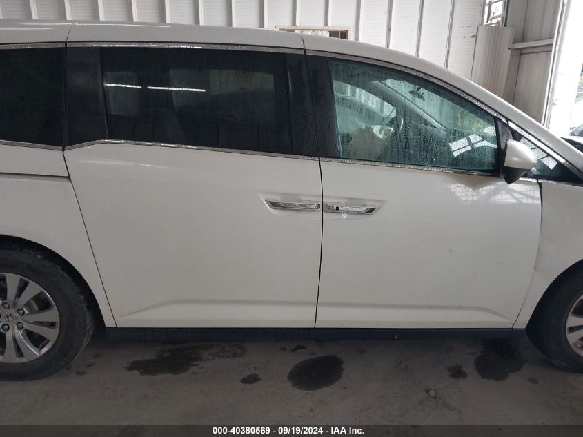 5FNRL5H36GB157599 2016 Honda Odyssey Se