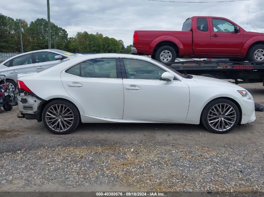 2014 Lexus Is 250 VIN: JTHBF1D26E5021078 Lot: 40380576