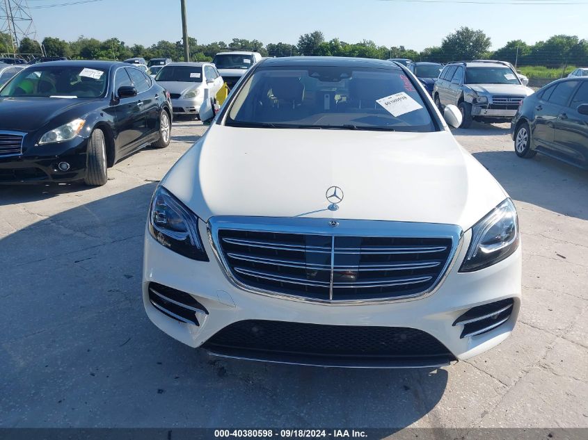 2019 Mercedes-Benz S 560 VIN: WDDUG8DB1KA438701 Lot: 40380598