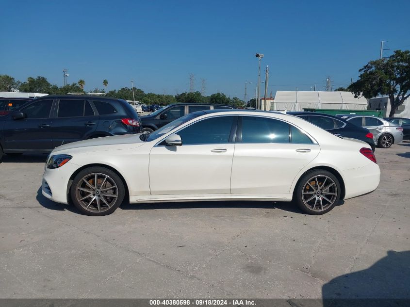 2019 Mercedes-Benz S 560 VIN: WDDUG8DB1KA438701 Lot: 40380598