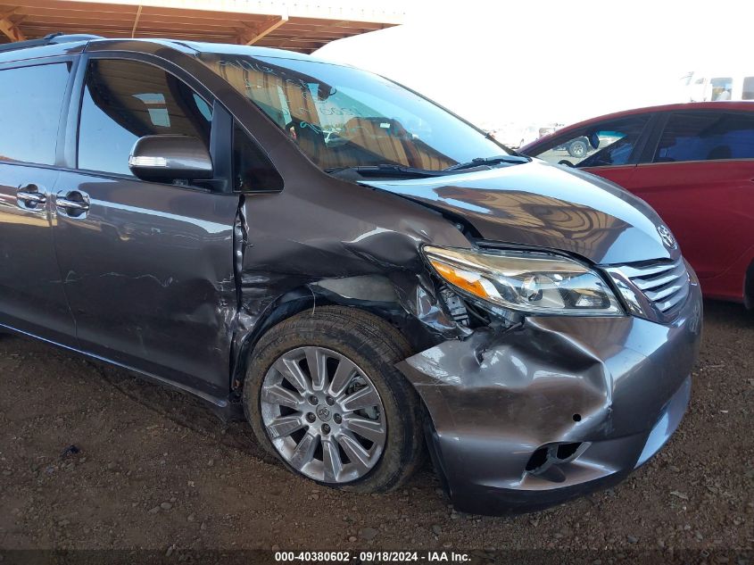 2016 Toyota Sienna Limited 7 Passenger VIN: 5TDDK3DC7GS140054 Lot: 40380602