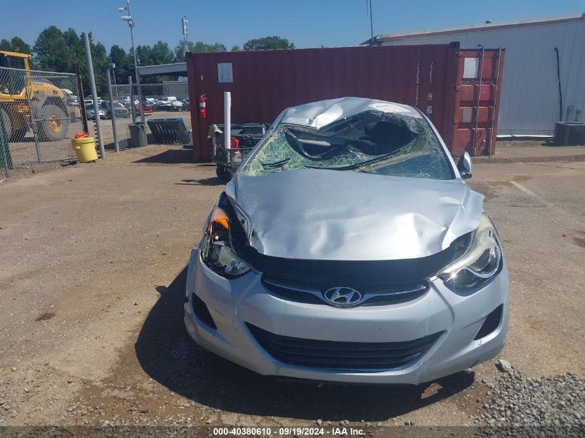 2013 Hyundai Elantra Gls VIN: 5NPDH4AE3DH251535 Lot: 40380610