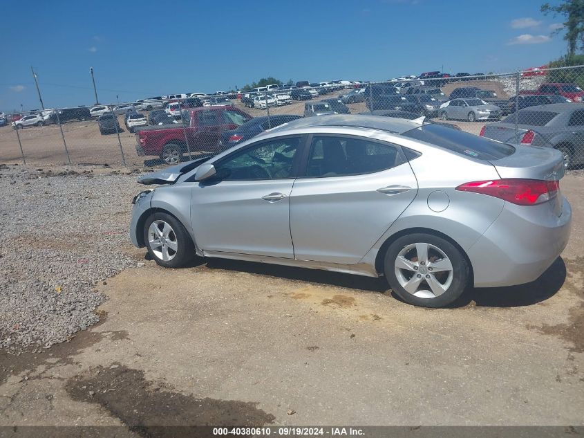 2013 Hyundai Elantra Gls VIN: 5NPDH4AE3DH251535 Lot: 40380610