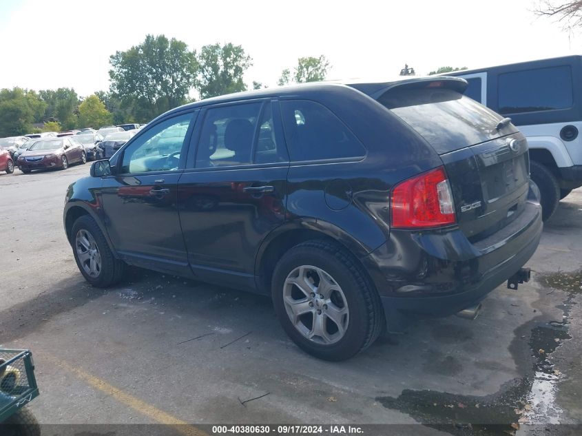 2013 Ford Edge Sel VIN: 2FMDK4JC5DBA95392 Lot: 40380630