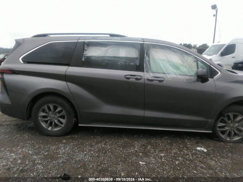 2022 Toyota Sienna Le VIN: 5TDKRKEC5NS088688 Lot: 40380638