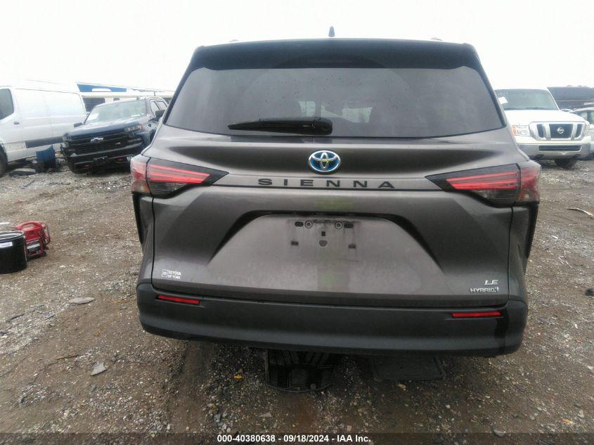 5TDKRKEC5NS088688 2022 Toyota Sienna Le