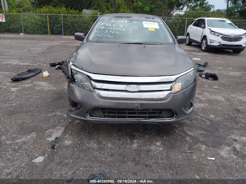 2012 Ford Fusion Sel VIN: 3FAHP0JA3CR353784 Lot: 40380695