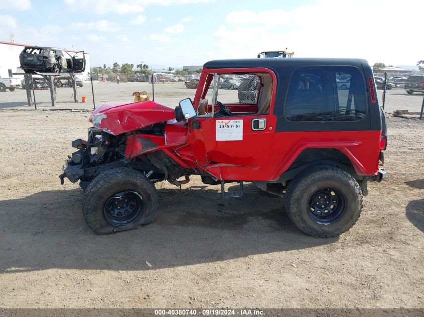 1994 Jeep Wrangler / Yj Se VIN: 1J4FY29S5RP415204 Lot: 40380740