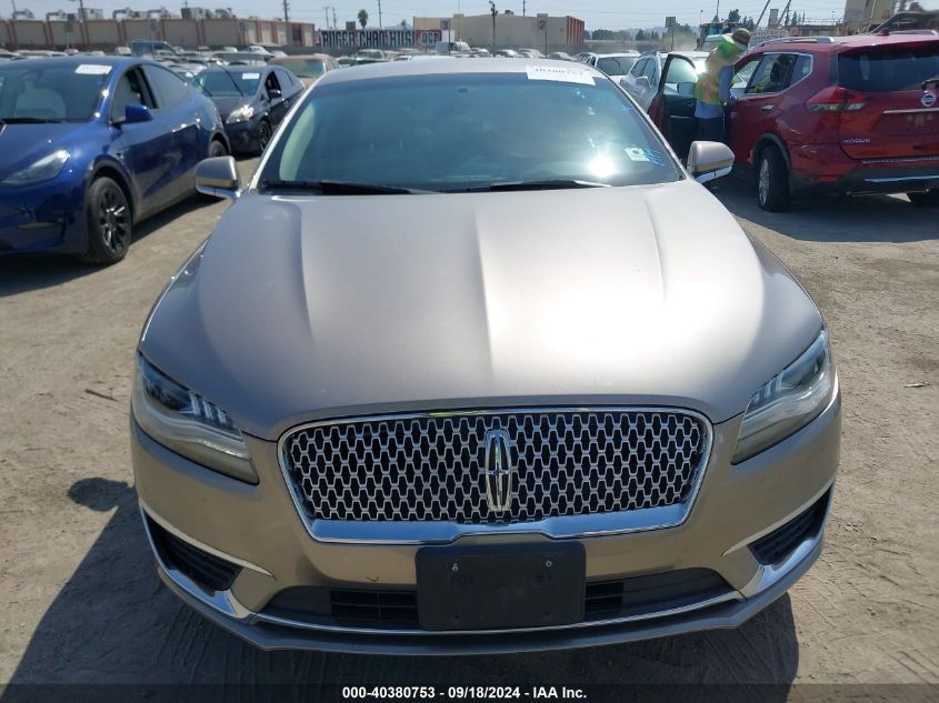 2018 Lincoln Mkz Premiere VIN: 3LN6L5A94JR626174 Lot: 40380753