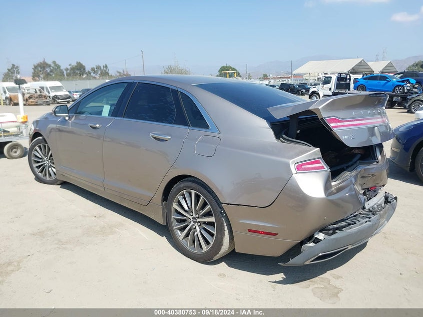2018 LINCOLN MKZ VIN: 3LN6L5A94JR626174