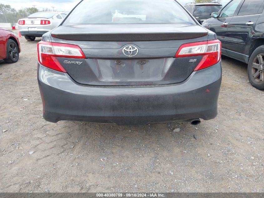 2012 Toyota Camry Se VIN: 4T1BF1FK0CU012695 Lot: 40380759