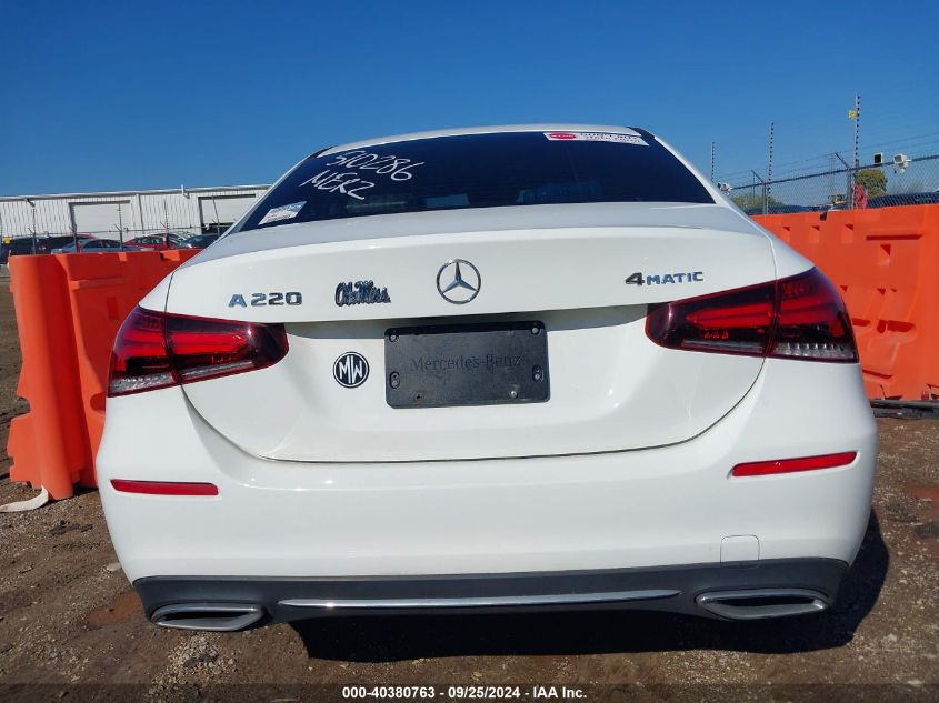 W1K3G4FB7LJ220782 2020 Mercedes-Benz A 220 4Matic