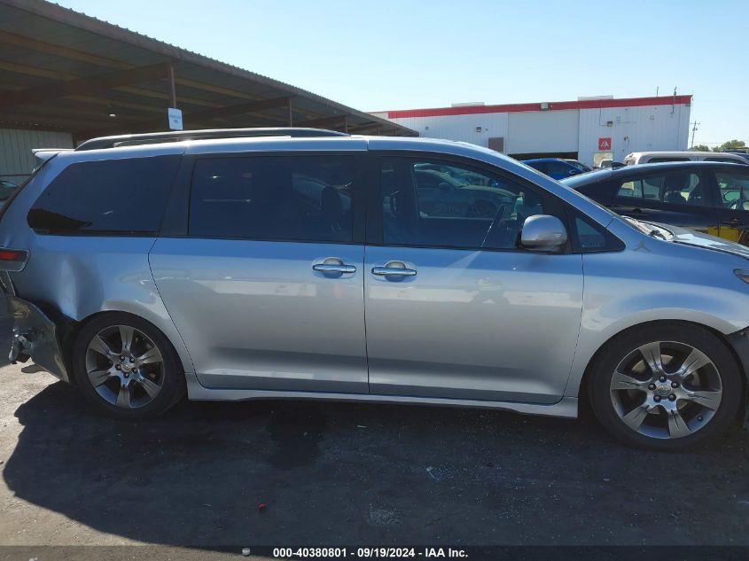 2015 Toyota Sienna Se 8 Passenger VIN: 5TDXK3DCXFS541707 Lot: 40380801