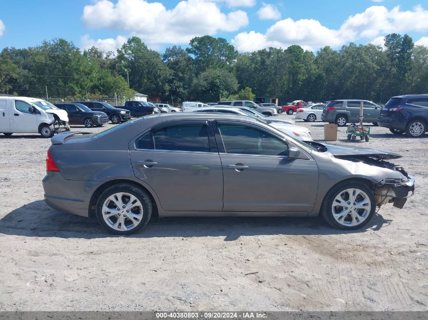 2012 Ford Fusion Se VIN: 3FAHP0HAXCR280869 Lot: 40380803