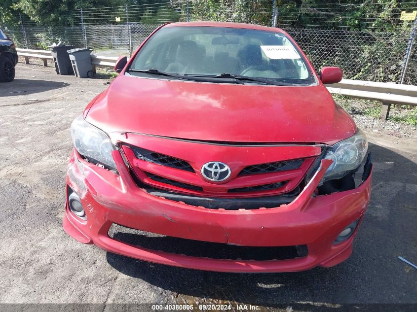 2011 Toyota Corolla S VIN: 2T1BU4EE1BC598603 Lot: 40380805